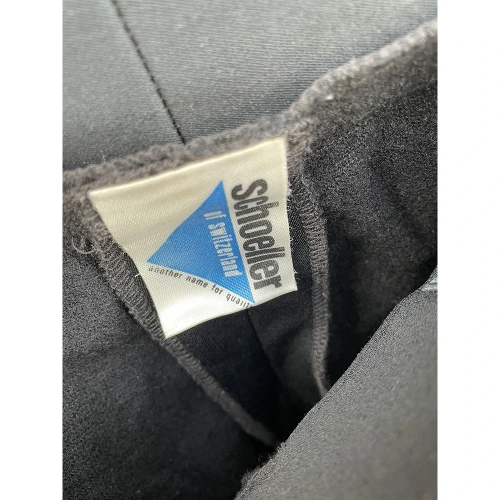 Vtg Edelweiss Womens black‎ wool lined Stirrup Ski pants Size 26